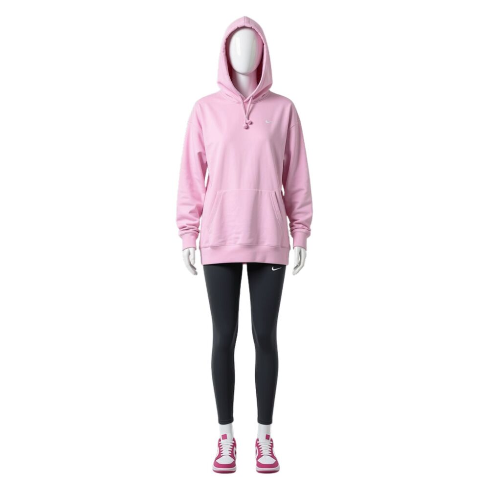 Nike Therma-FIT Pullover Hoodie Women's Size Medium Pink